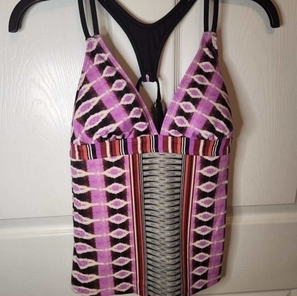 Athleta tankini top Size Small Bright Colors - Picture 7 of 7